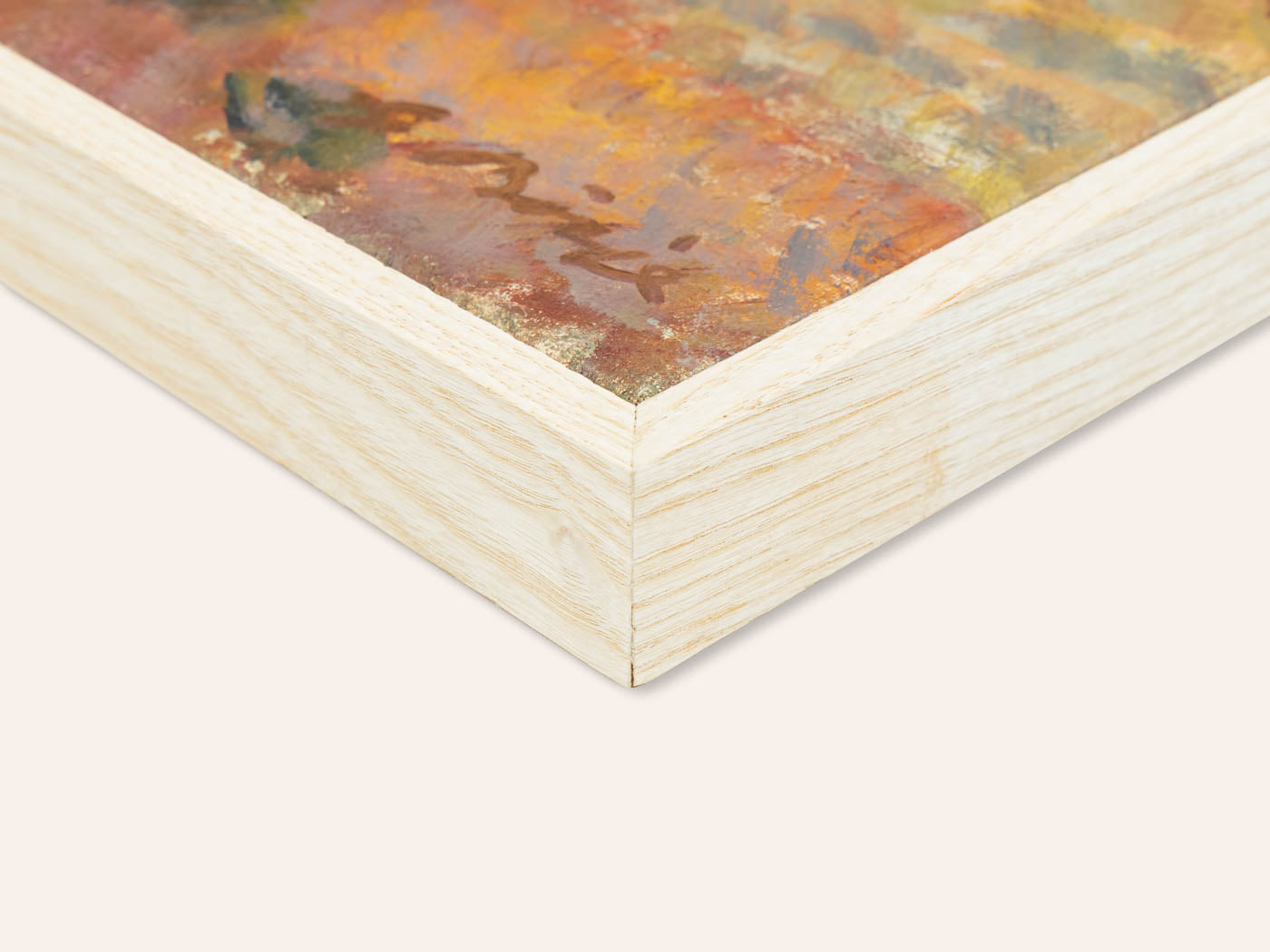WALDRAND, ÖL AUF LEINWAND, 44 X 36 CM