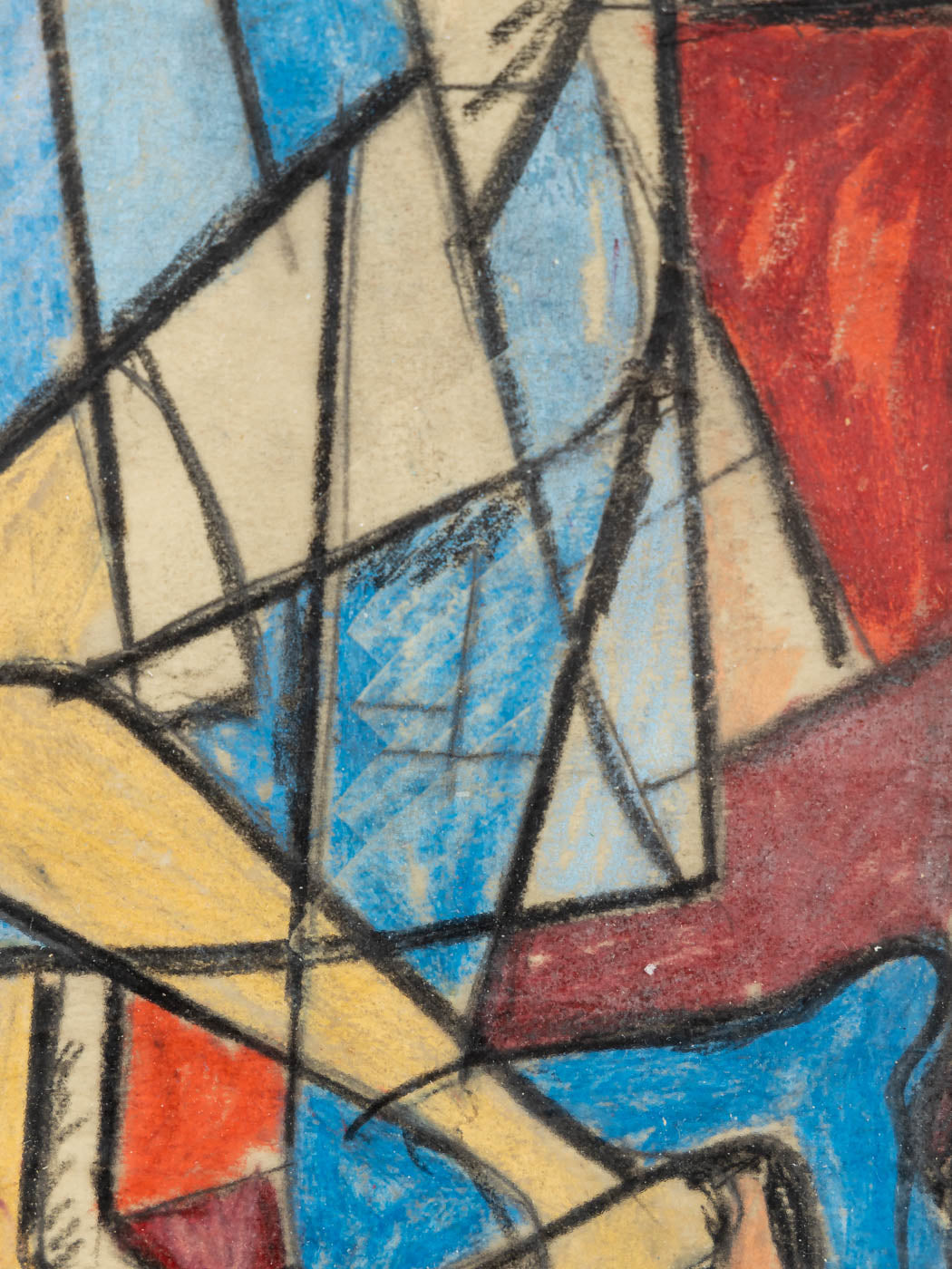 KIRCHENFENSTER (SET), KOLORIERTE SKIZZEN AUF PAPIER, 39 X 88 CM