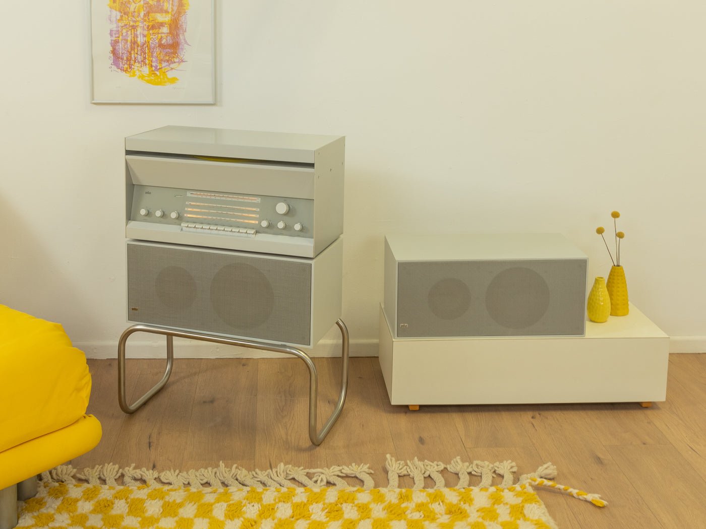 BRAUN Atelier 3 & L 40 Lautsprecher, Dieter Rams - Mid Century Friends - Vintage - Retro - Mid Century