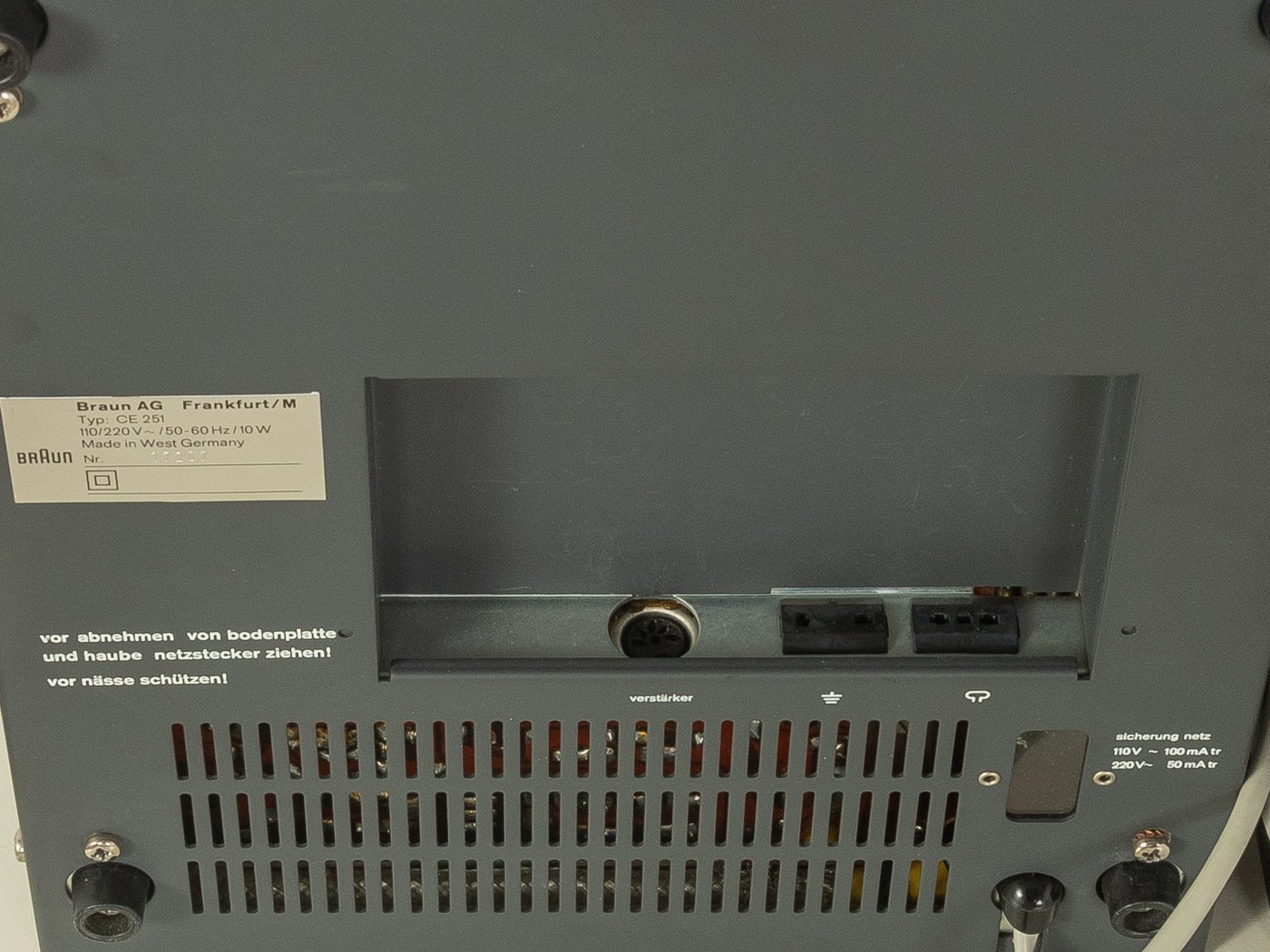 BRAUN Hi - Fi - System CSV 251, CE 300 & PS 500 - Mid Century Friends - Vintage - Retro - Mid Century