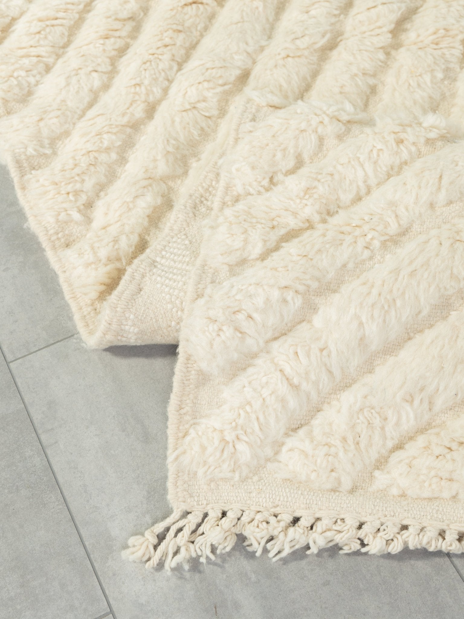 Decent Cream, Berber Teppich, 215 x 290 - Mid Century Friends - Vintage - Retro - Mid Century