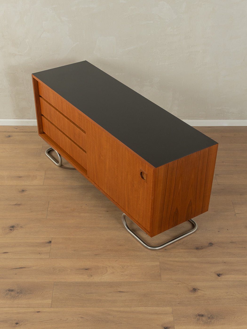 Edelstahlfüße im Bauhaus Design, Sideboard - Mid Century Friends - Vintage - Retro - Mid Century