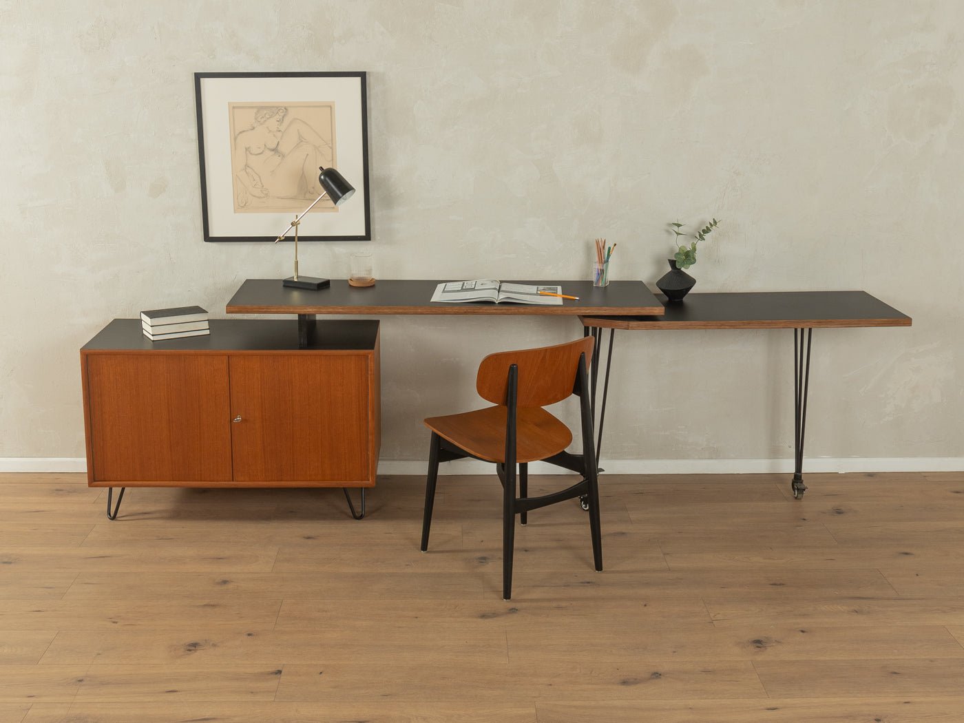 Einzigartiger Schreibtisch, WK Möbel - Mid Century Friends - Vintage - Retro - Mid Century