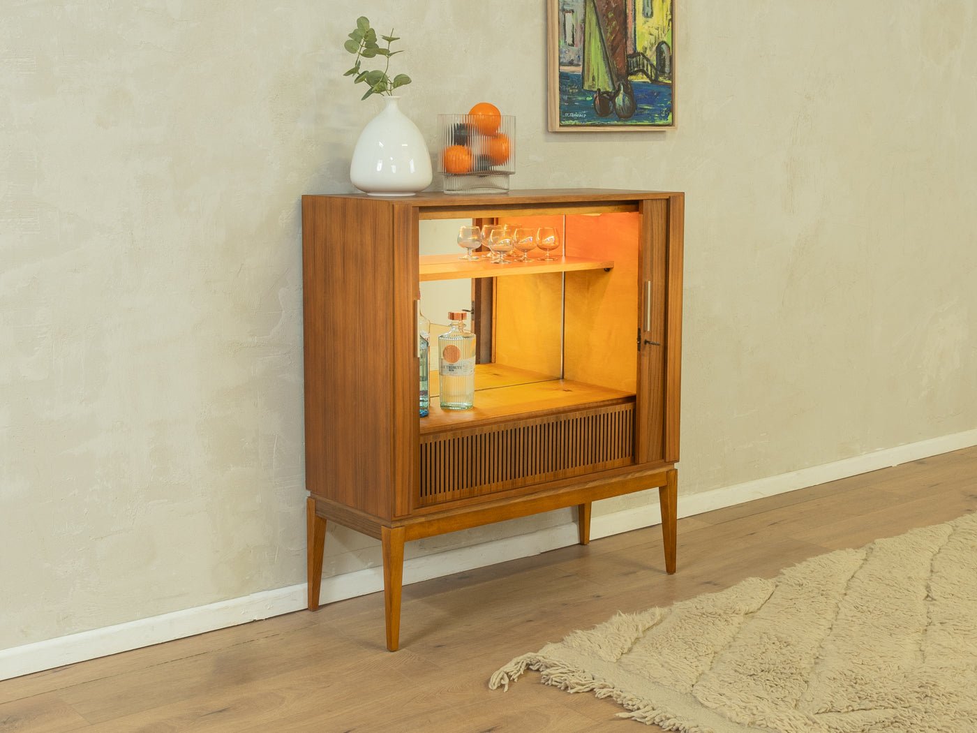 Exklusiver Barschrank - Mid Century Friends - Vintage - Retro - Mid Century