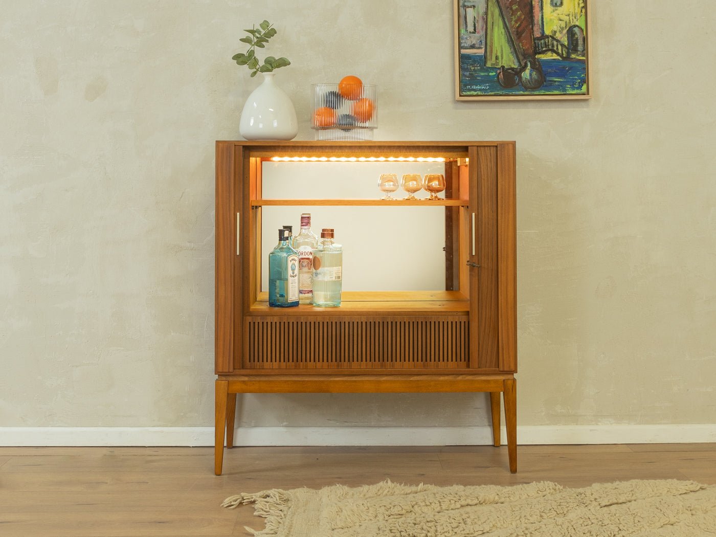 Exklusiver Barschrank - Mid Century Friends - Vintage - Retro - Mid Century