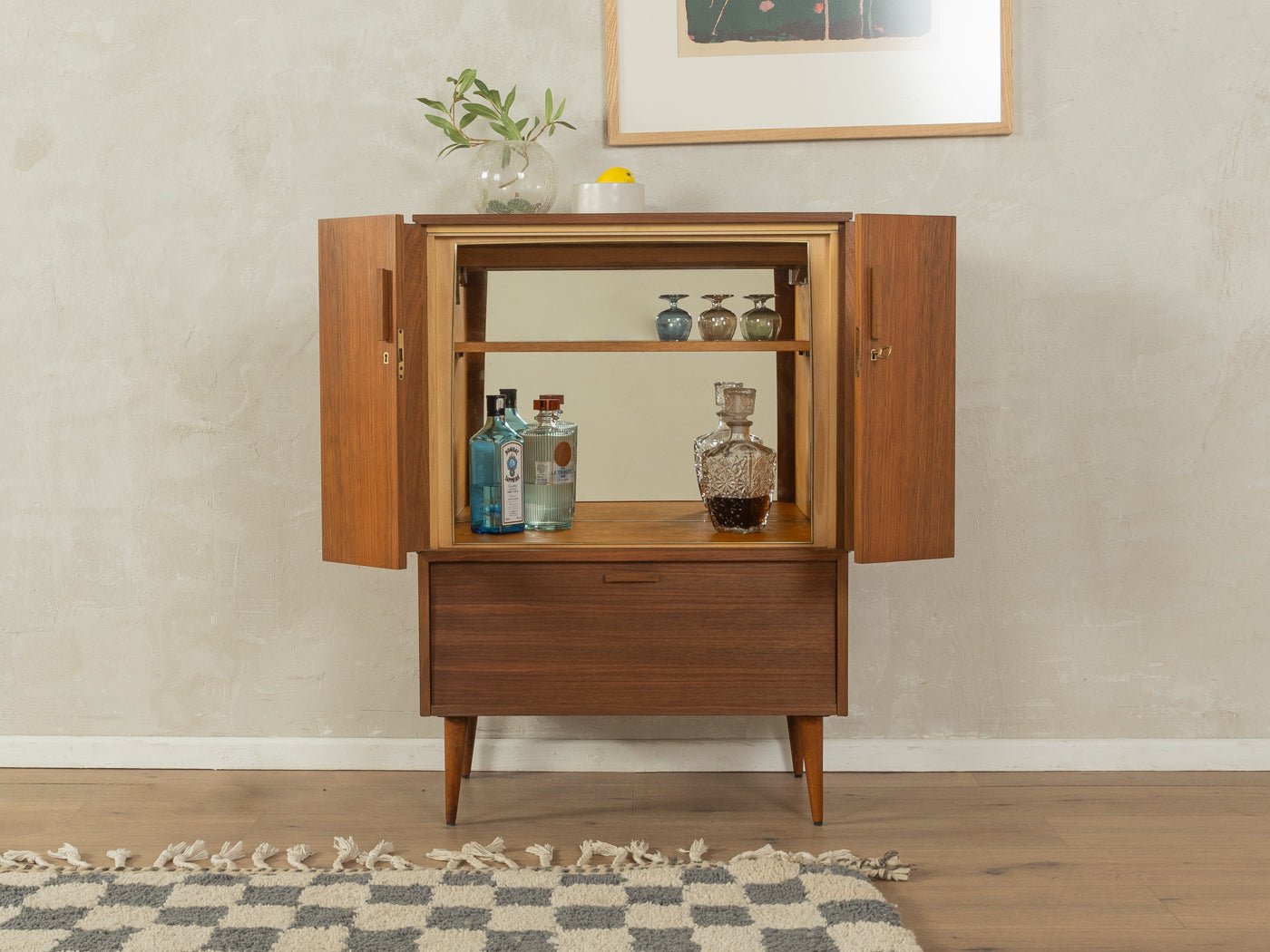 Exklusiver Barschrank - Mid Century Friends - Vintage - Retro - Mid Century