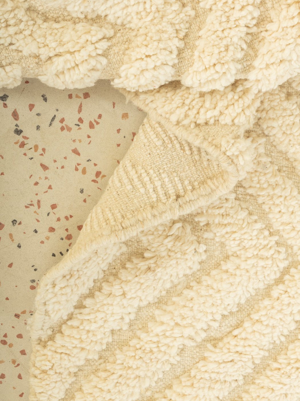Invisible Cream, Berber Teppich, 195 x 300 - Mid Century Friends - Vintage - Retro - Mid Century