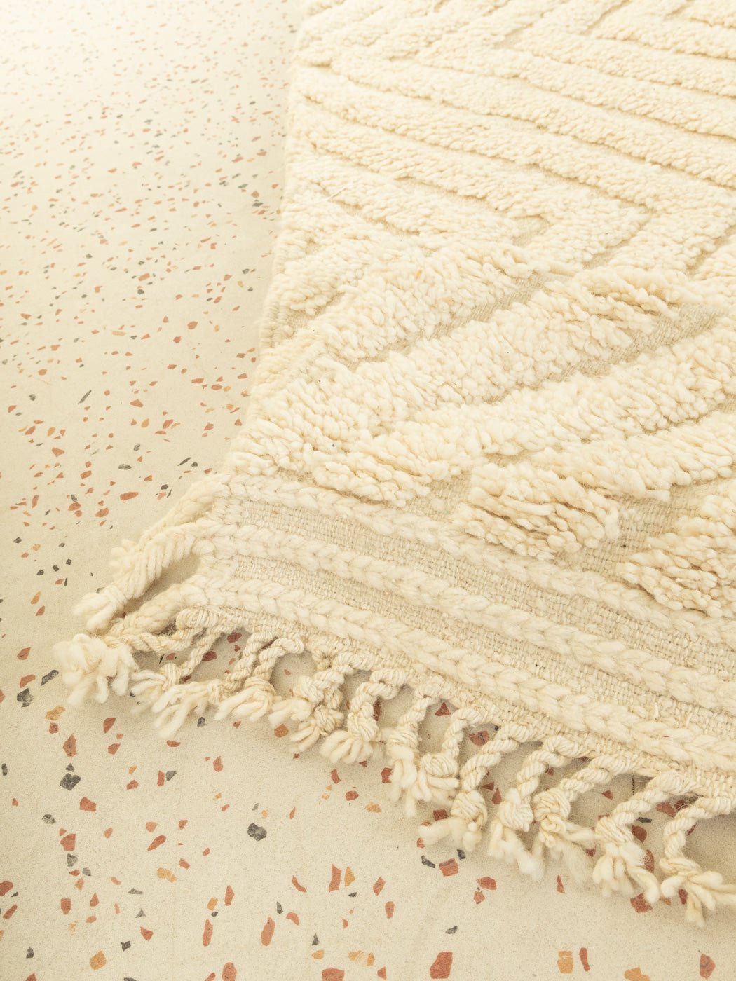 Invisible Cream, Berber Teppich, 195 x 300 - Mid Century Friends - Vintage - Retro - Mid Century