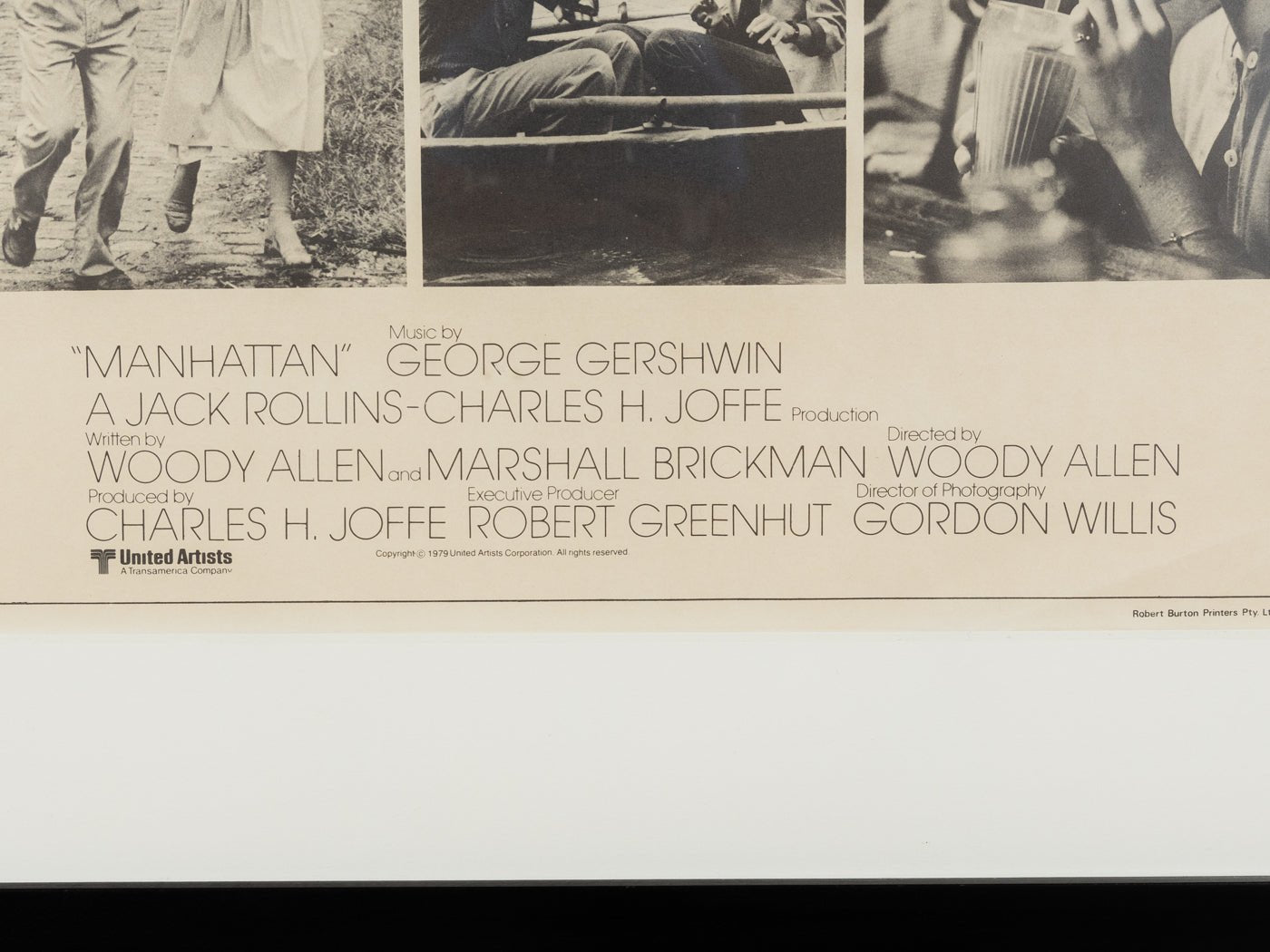Manhattan, Woody Allen, Filmposter, 44 x 86 cm - Mid Century Friends - Vintage - Retro - Mid Century