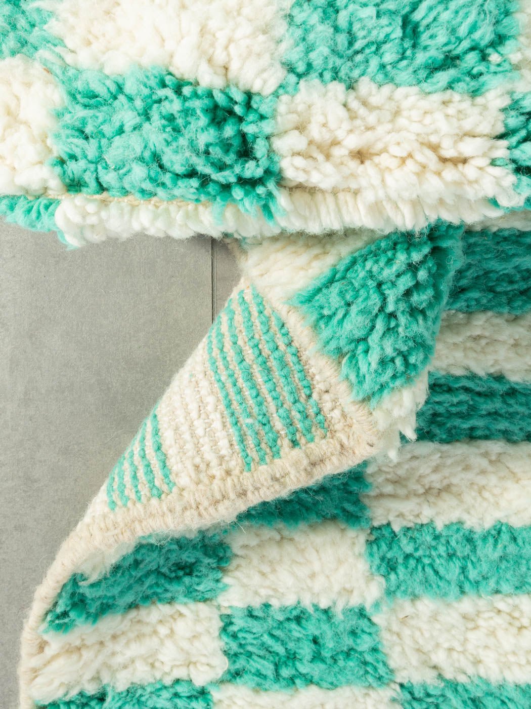 Peppermint Check, Berber Teppich, 165 x 246 - Mid Century Friends - Vintage - Retro - Mid Century