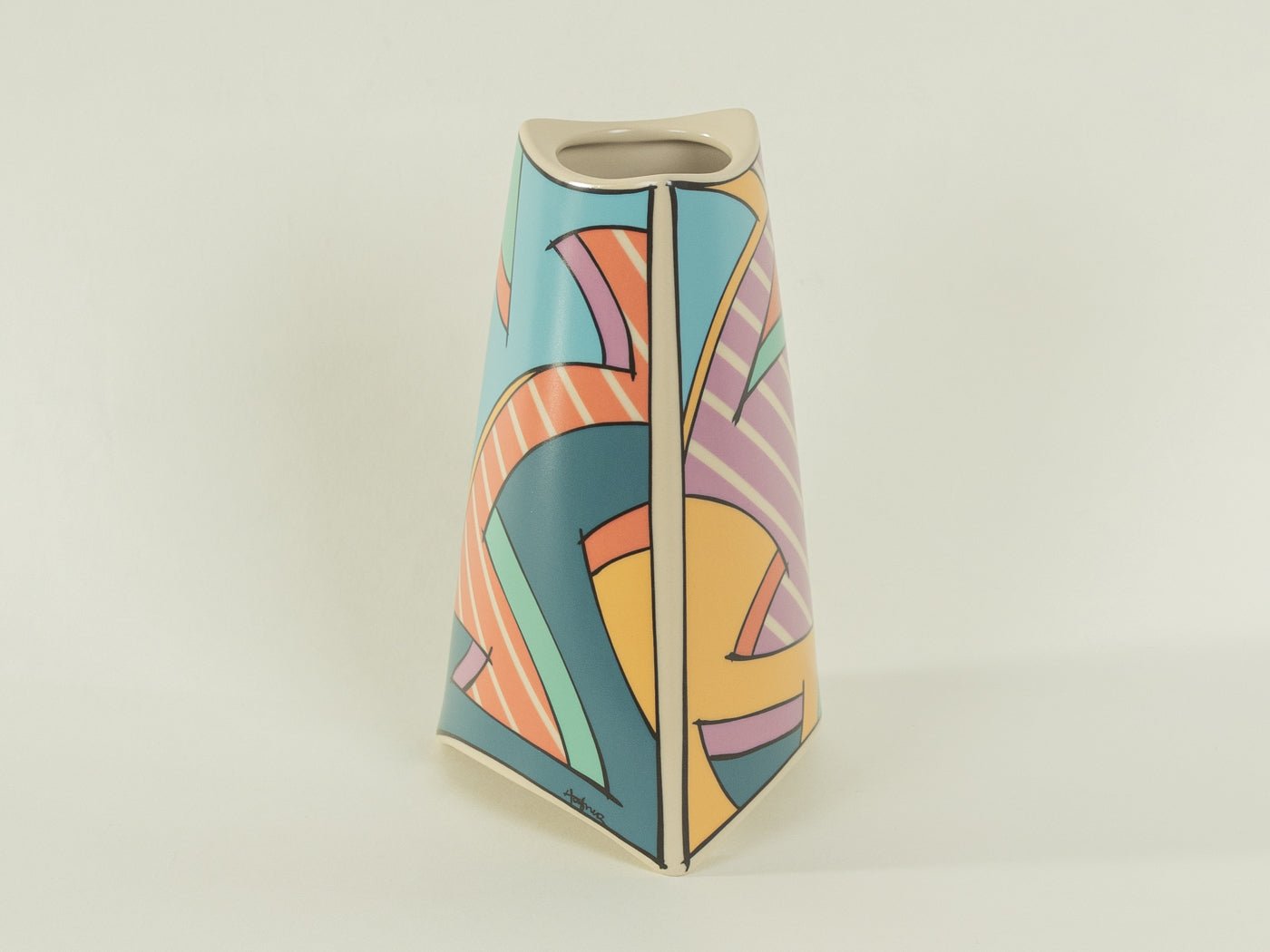 Postmoderne Rosenthal Blumenvase, Dorothy Hafner - Mid Century Friends - Vintage - Retro - Mid Century