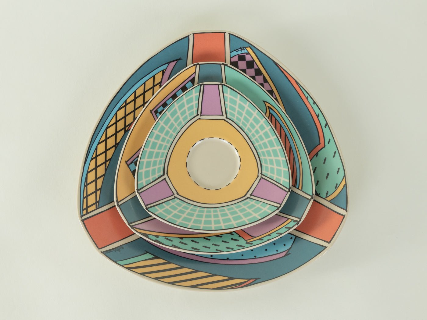 Postmodernes Rosenthal Teeservice, Dorothy Hafner - Mid Century Friends - Vintage - Retro - Mid Century