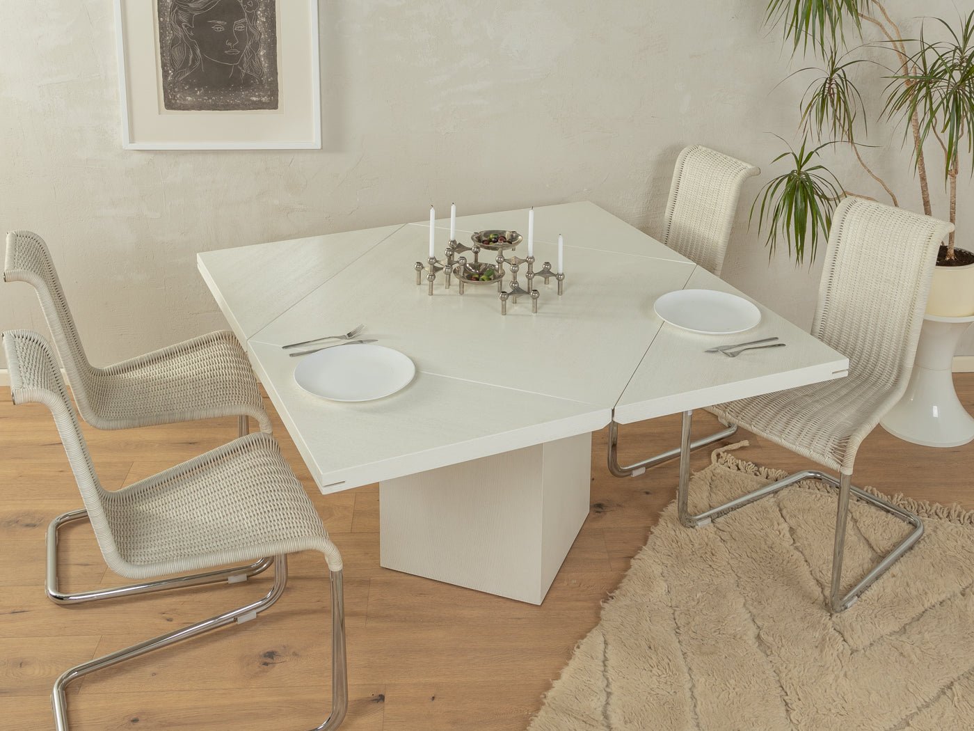 Quadrondo Esstisch, Erwin Nagel für Rosenthal - Mid Century Friends - Vintage - Retro - Mid Century
