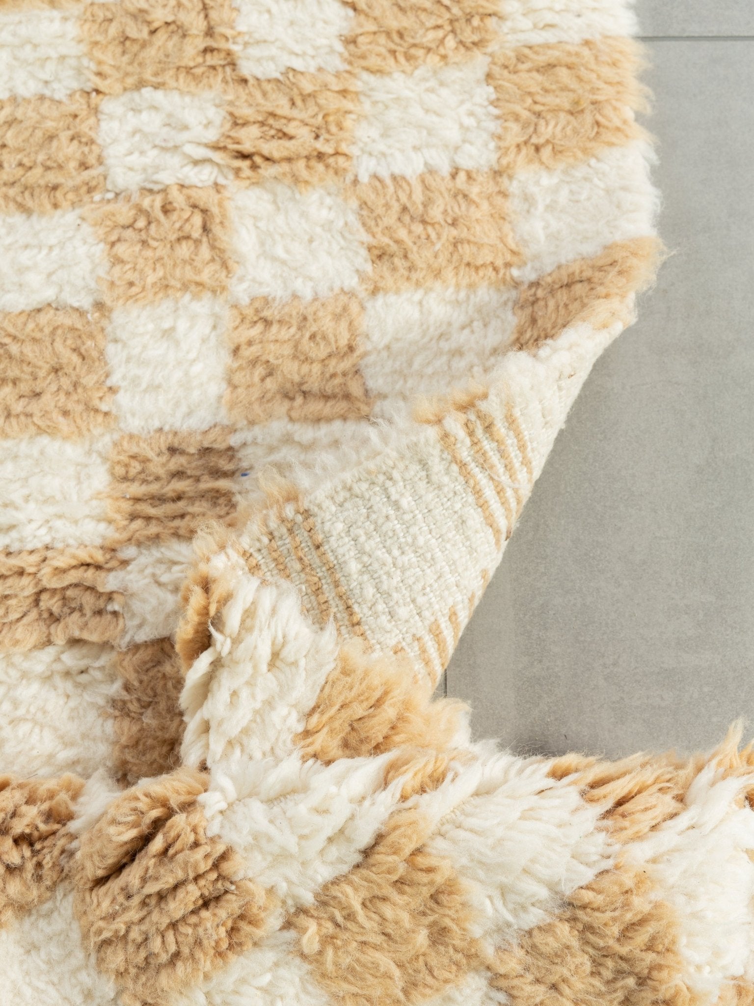 Sand Check, Berber Teppich, 160 x 230 - Mid Century Friends - Vintage - Retro - Mid Century