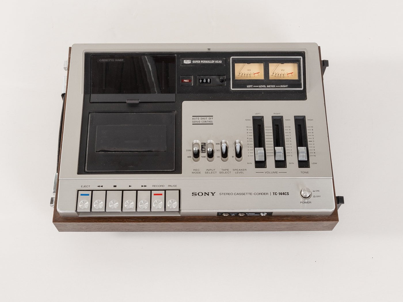 SONY TC - 144 CS Kassettenrecorder, 1970er Jahre - Mid Century Friends - Vintage - Retro - Mid Century