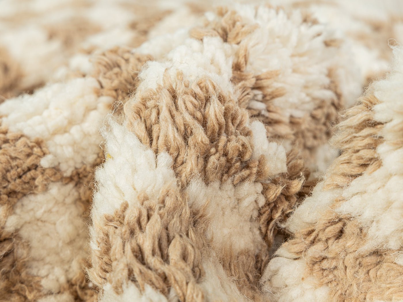 Tiny Sand Check, Berber Teppich, 155 x 230 - Mid Century Friends - Vintage - Retro - Mid Century