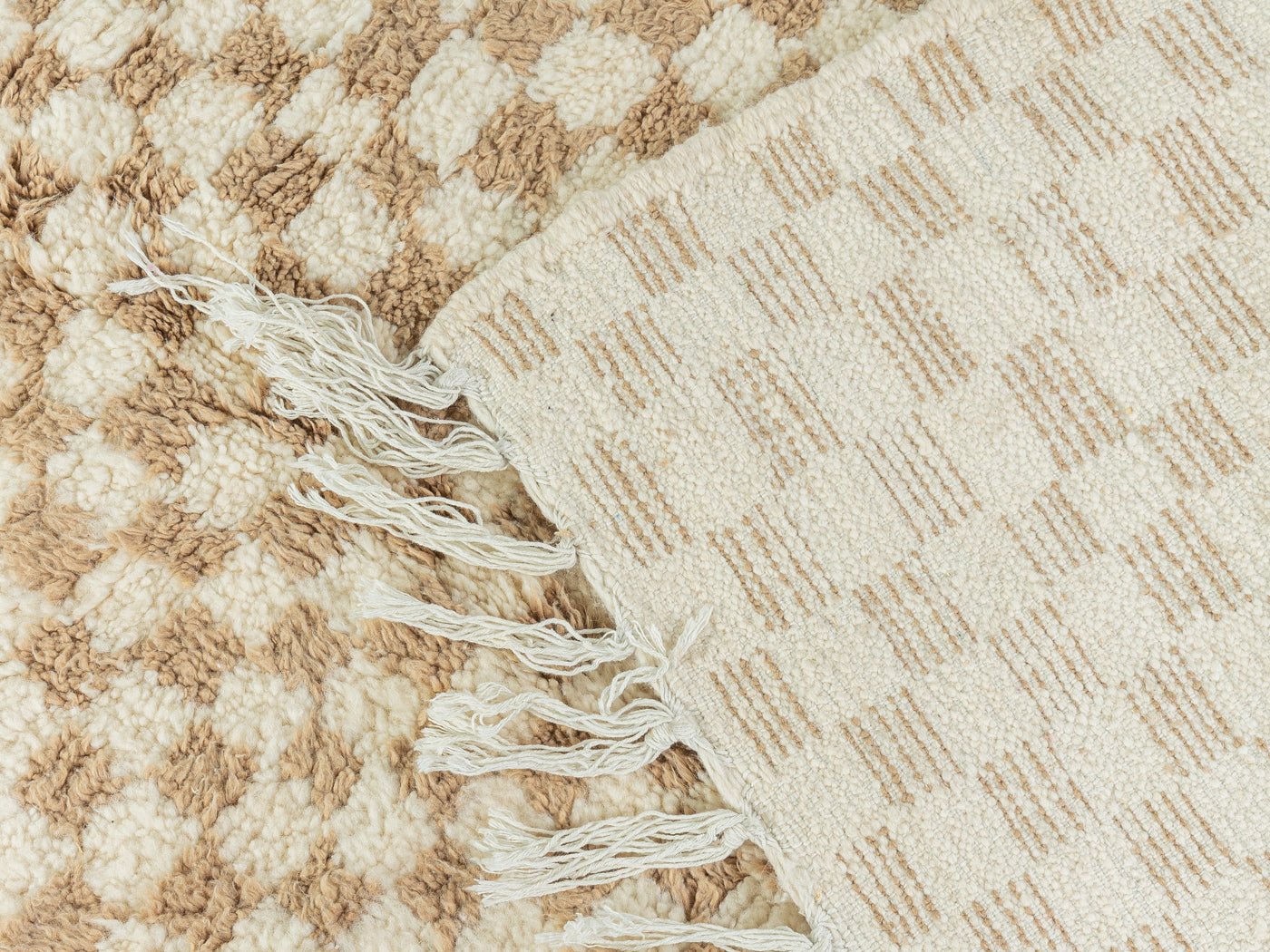Tiny Sand Check, Berber Teppich, 155 x 230 - Mid Century Friends - Vintage - Retro - Mid Century