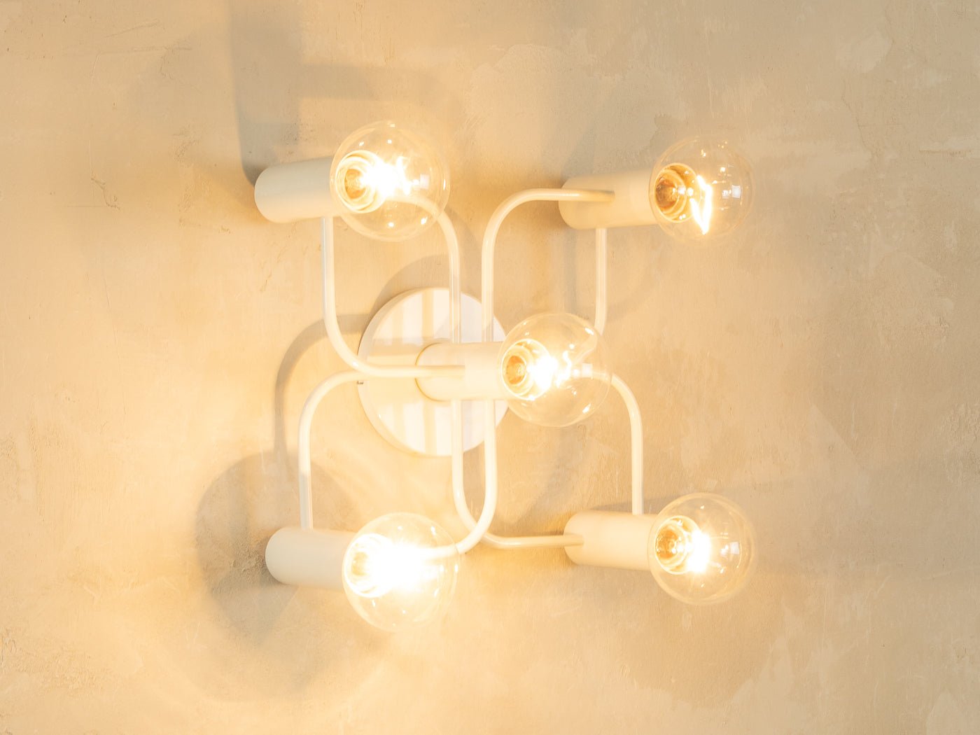 Wand - und Deckenlampe, Gaetano Sciolari, Leola - Mid Century Friends - Vintage - Retro - Mid Century