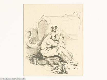 L'Automobile et la Femme, Heliogravüre auf Papier, 82 x 38 cm