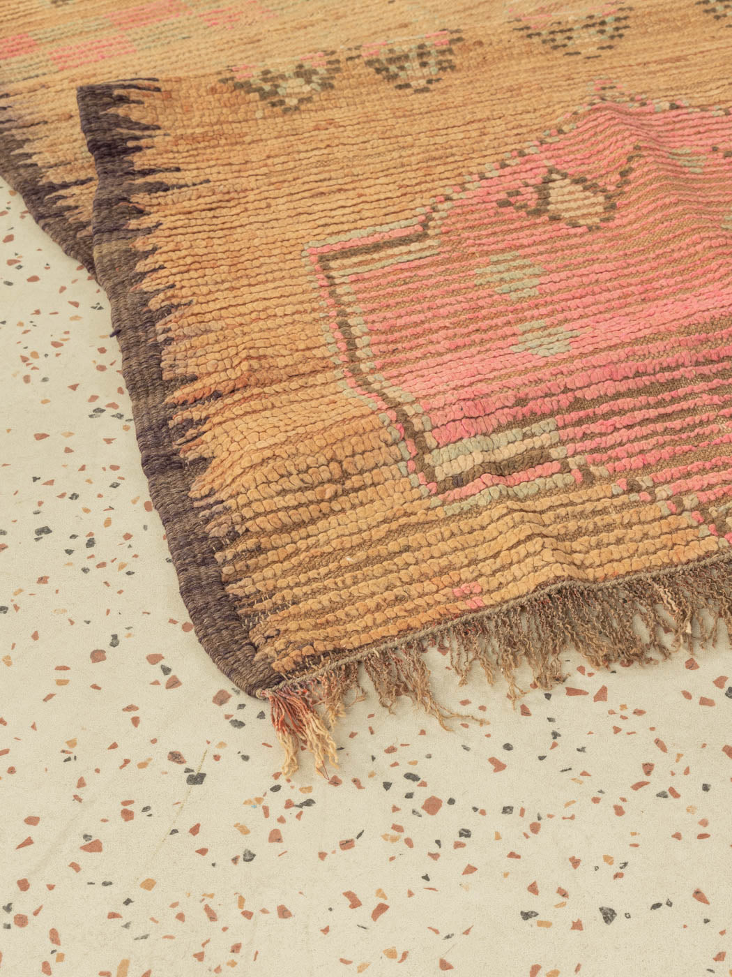 Vintage Rehamna, Berber Teppich, 103 X 355