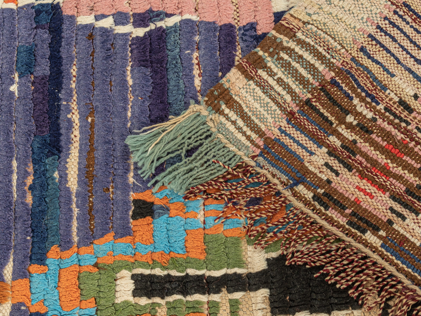Vintage Azilal, Berber Teppich, 97 X 223