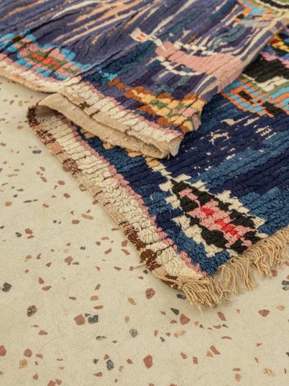 Vintage Azilal, Berber Teppich, 97 X 223