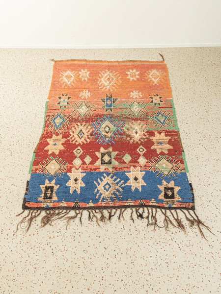 Vintage Boujad, Berber Teppich, 154 X 247