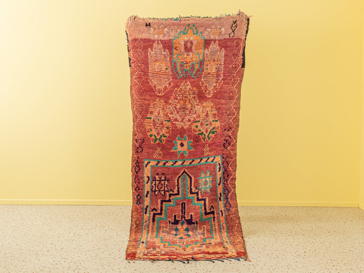 Vintage Rehamna,  Berber Teppich, 95 X 260