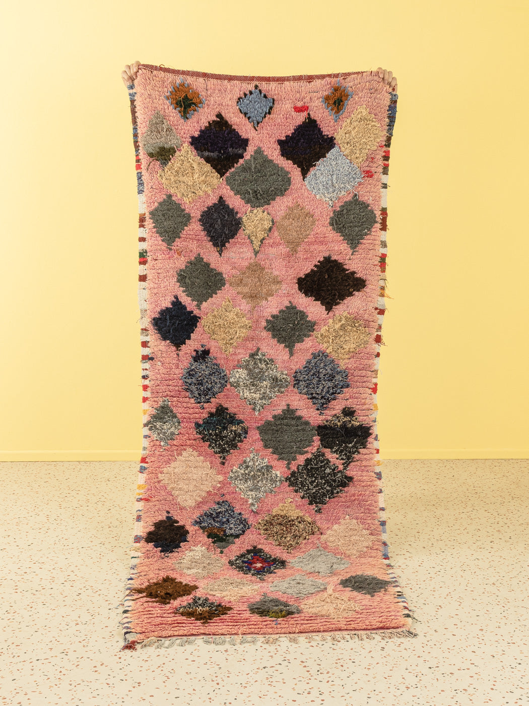 Vintage Boujad, Berber Teppich, 100 X 260