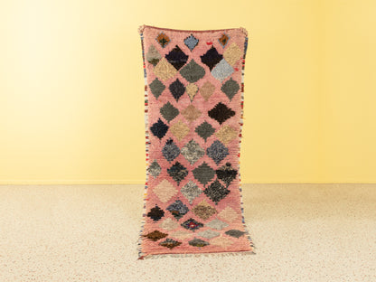 Vintage Boujad, Berber Teppich, 100 X 260
