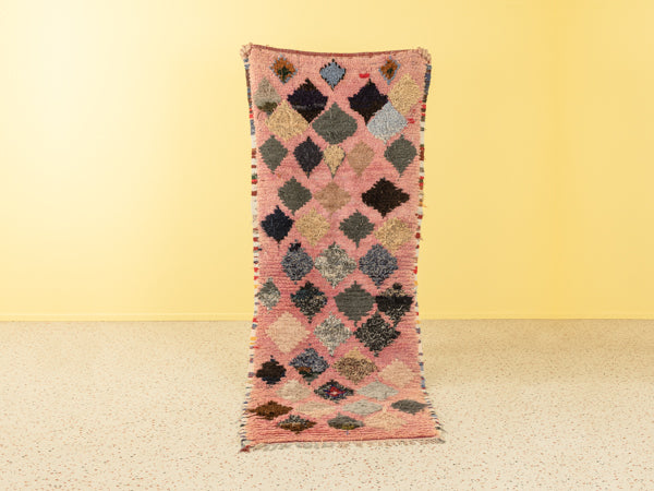 Vintage Boujad, Berber Teppich, 100 X 260