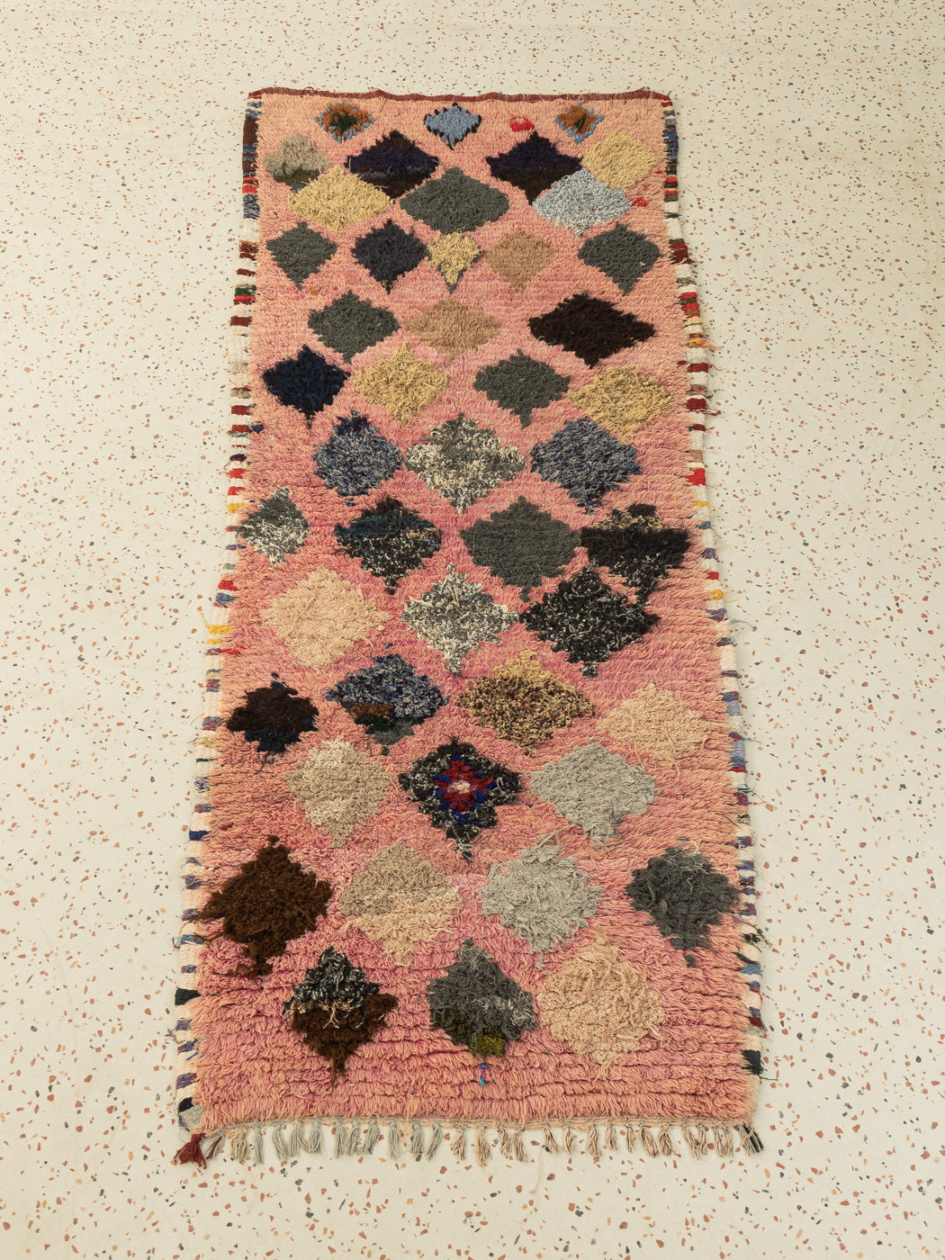Vintage Boujad, Berber Teppich, 100 X 260
