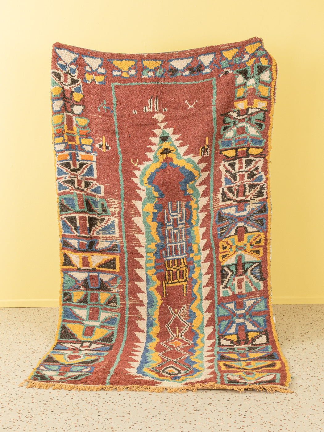 Vintage Azilal, Berber Teppich 138 X 260