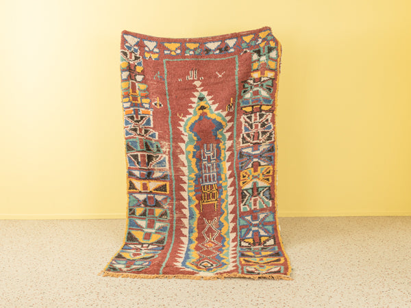 Vintage Azilal, Berber Teppich 138 X 260