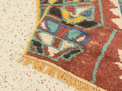 Vintage Azilal, Berber Teppich 138 X 260