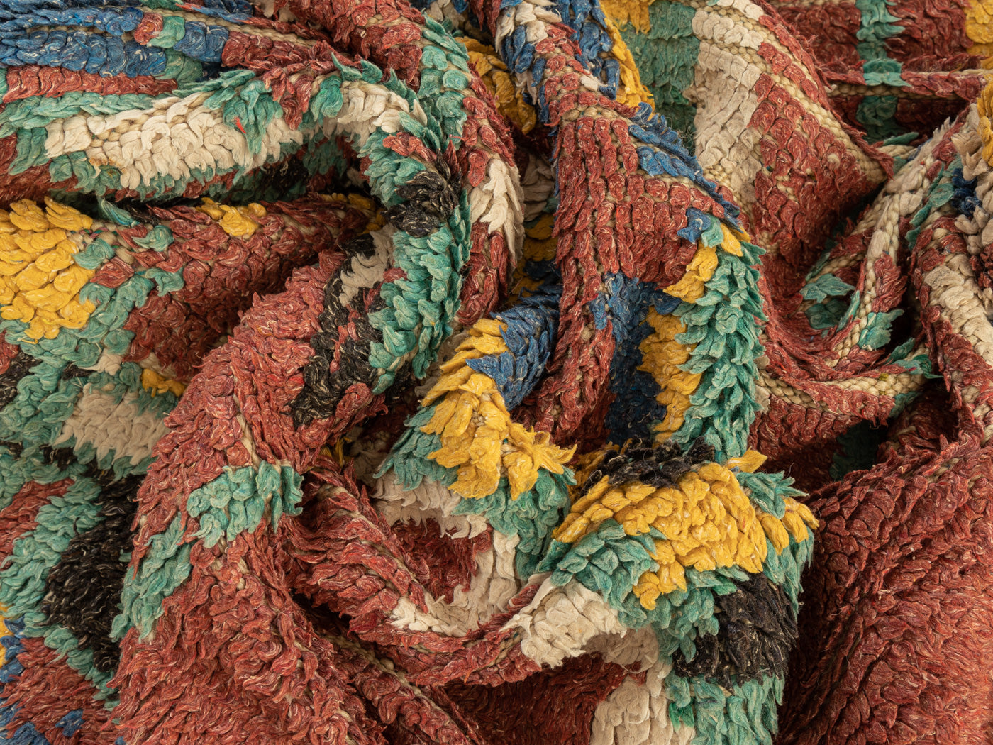 Vintage Azilal, Berber Teppich 138 X 260