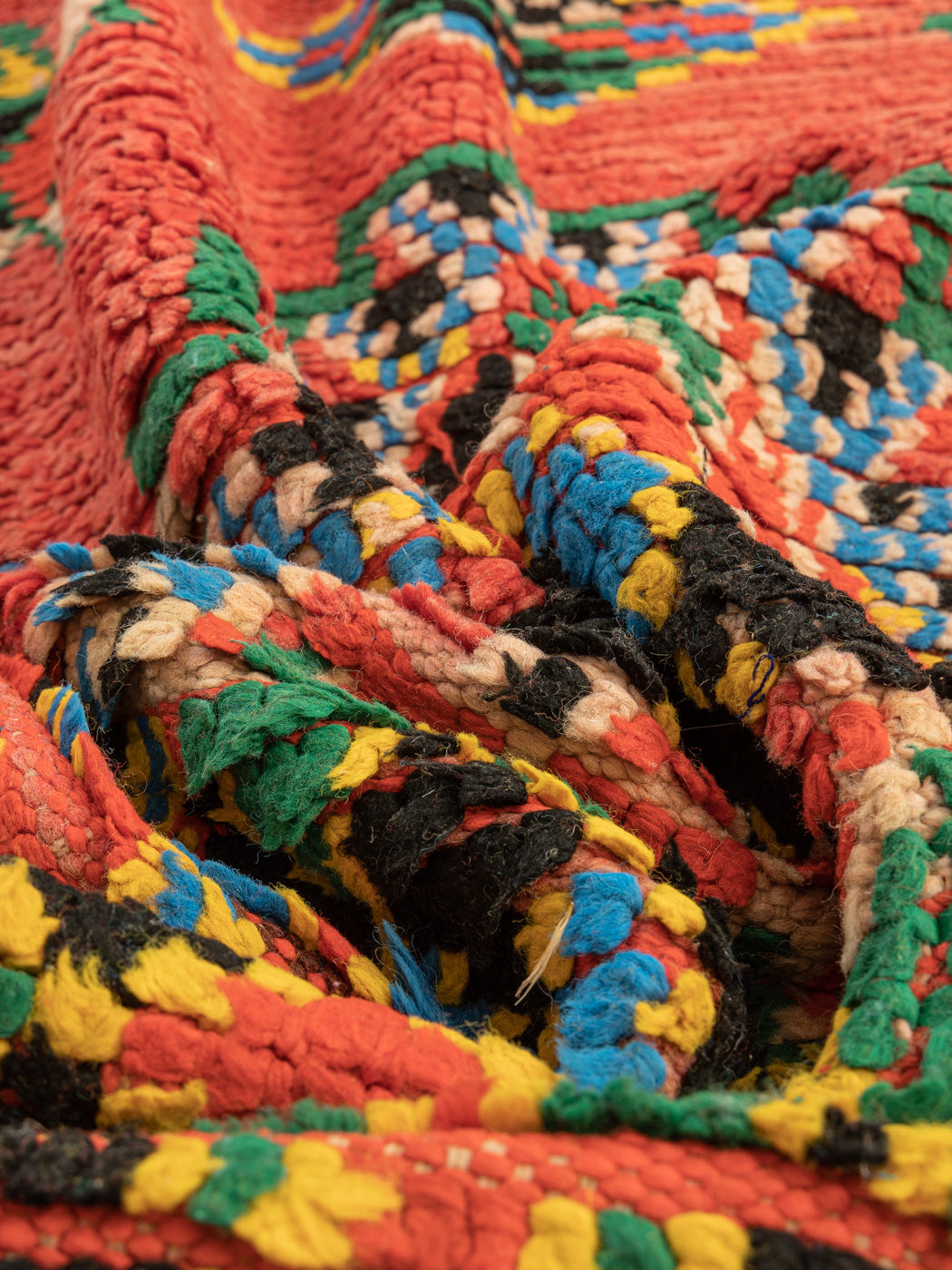 Vintage Boujad, Berber Teppich, 123 X 290