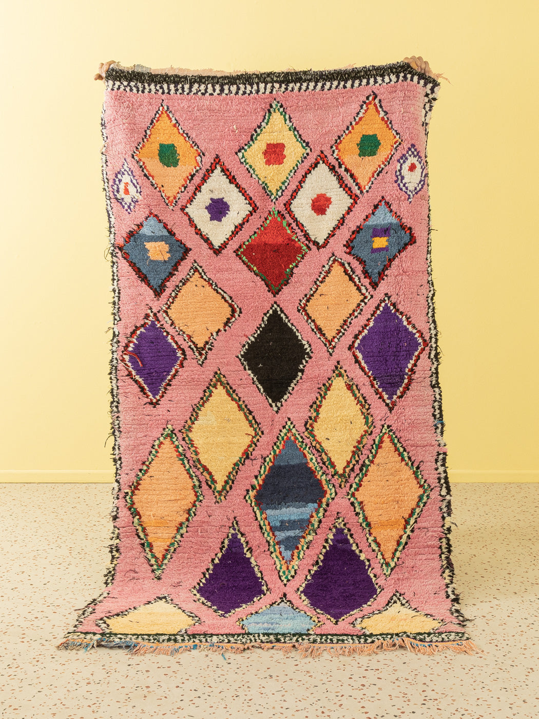 Vintage Boujad, Berber Teppich, 115 X 220