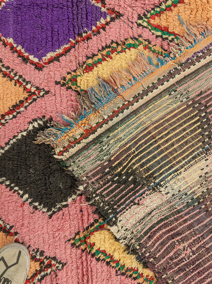 Vintage Boujad, Berber Teppich, 115 X 220