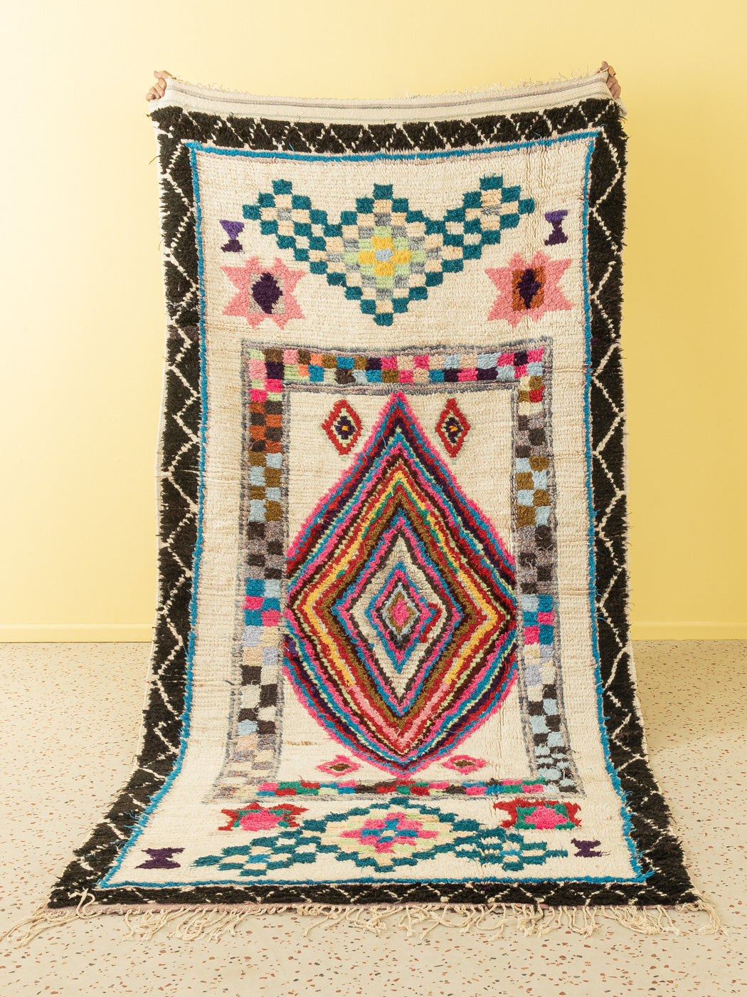 Vintage Azilal, Berber Teppich, 130 X 275