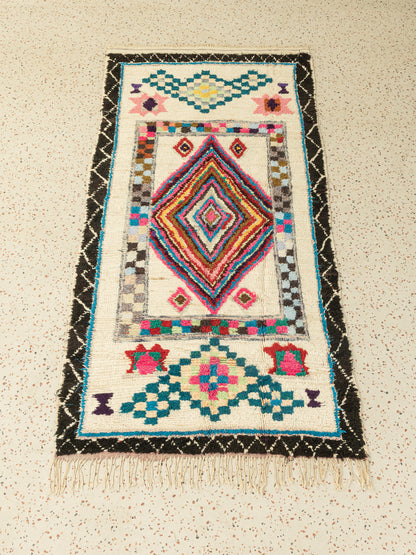 Vintage Azilal, Berber Teppich, 130 X 275