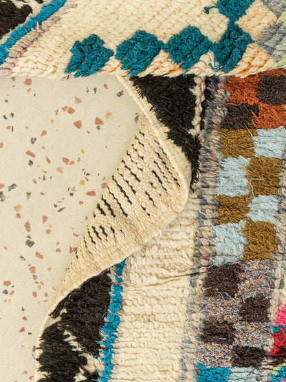 Vintage Azilal, Berber Teppich, 130 X 275