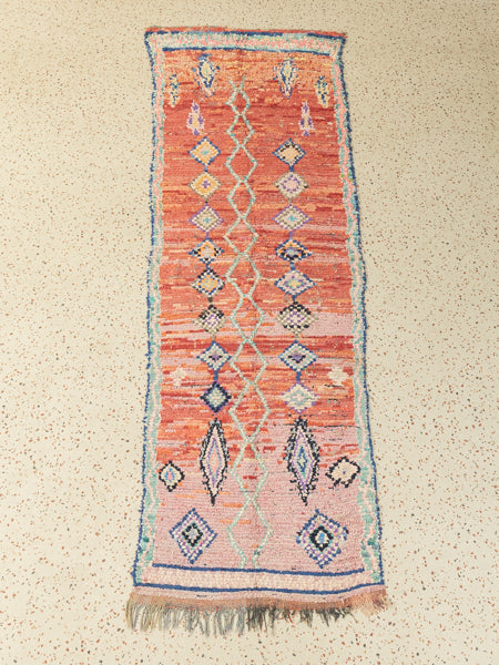 Vintage Azilal, Berber Teppich, 115 X 325