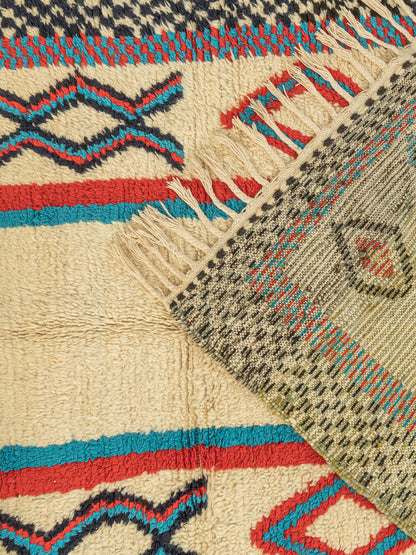 Vintage  Azilal, Berber Teppich, 123 X 295