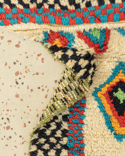 Vintage  Azilal, Berber Teppich, 123 X 295