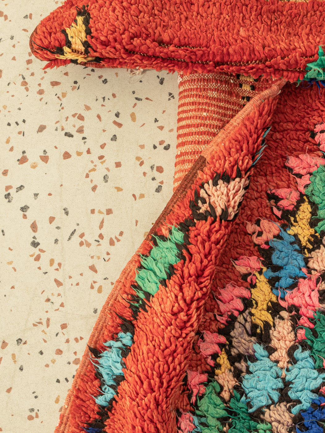 Vintage Boujad, Berber Teppich, 100 X 310