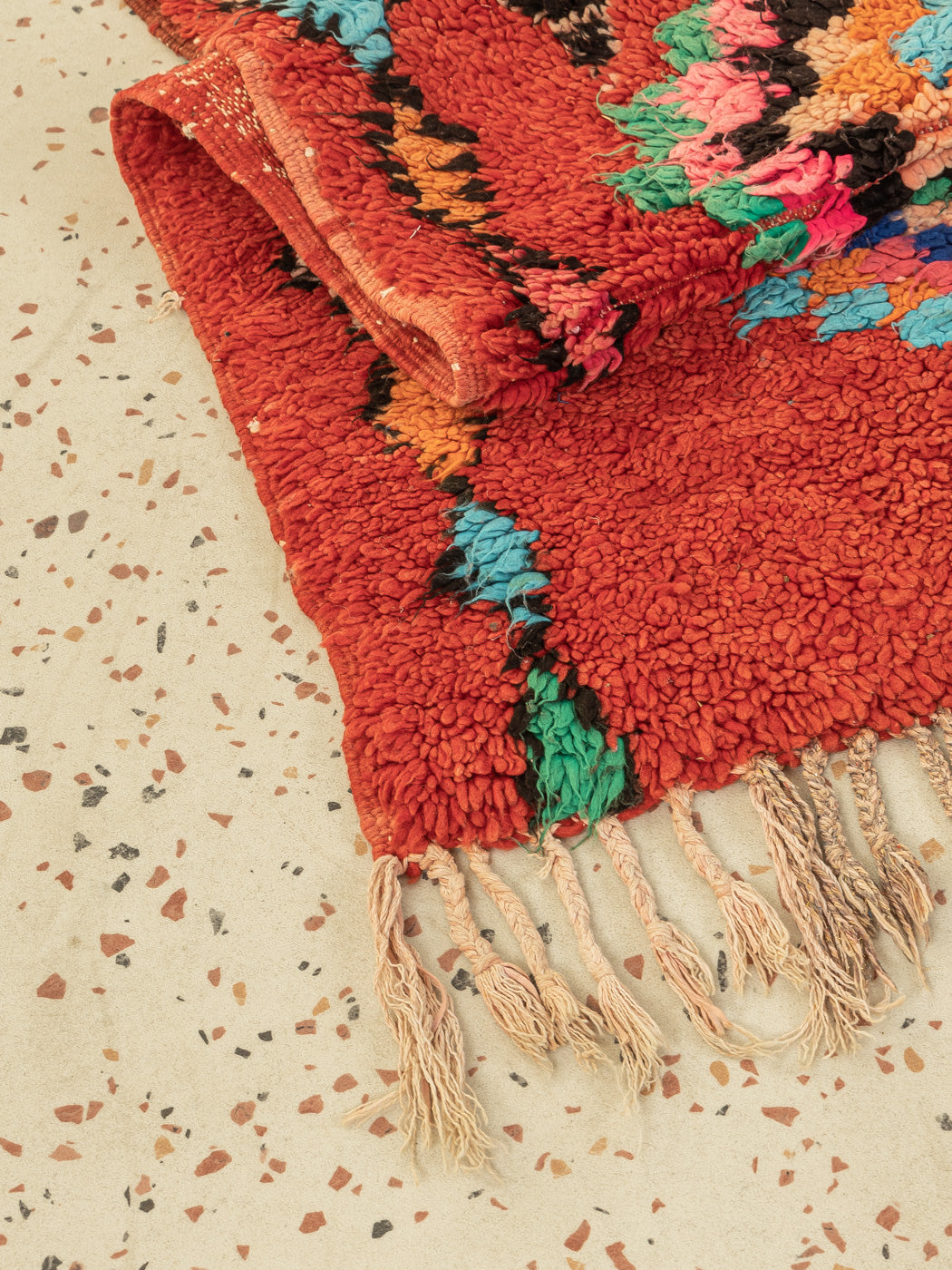 Vintage Boujad, Berber Teppich, 100 X 310