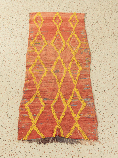 Vintage Boujad, Berber Teppich, 82 X 210