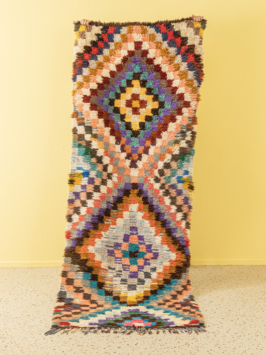 Vintage Boujad, Berber Teppich, 100 X 180