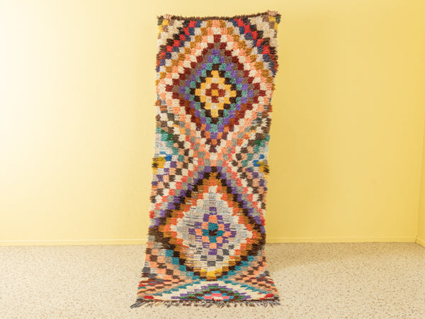 Vintage Boujad, Berber Teppich, 100 X 180
